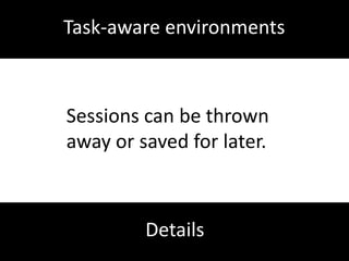 Program metricsTask-generating, not task-solving.Limitation