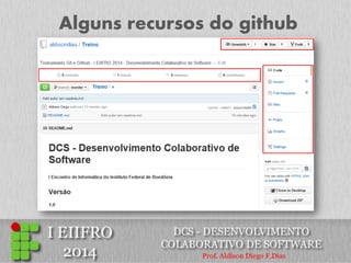 Alguns recursos do github  