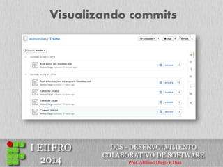 Visualizando commits  