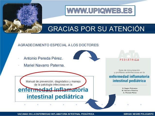VACUNAS EN LA ENFERMEDAD INFLAMATORIA INTESTINAL