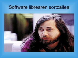 Software librearen sortzailea 