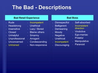 Inconsistent Boss Emotional Intelligence and Leadership | PPTX