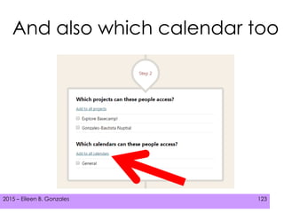 2015 – Eileen B. Gonzales 123
And also which calendar too
 