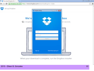 2015 – Eileen B. Gonzales 85
 