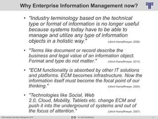 [EN] Enterprise Information Management (EIM) | Ulrich Kampffmeyer | 2013