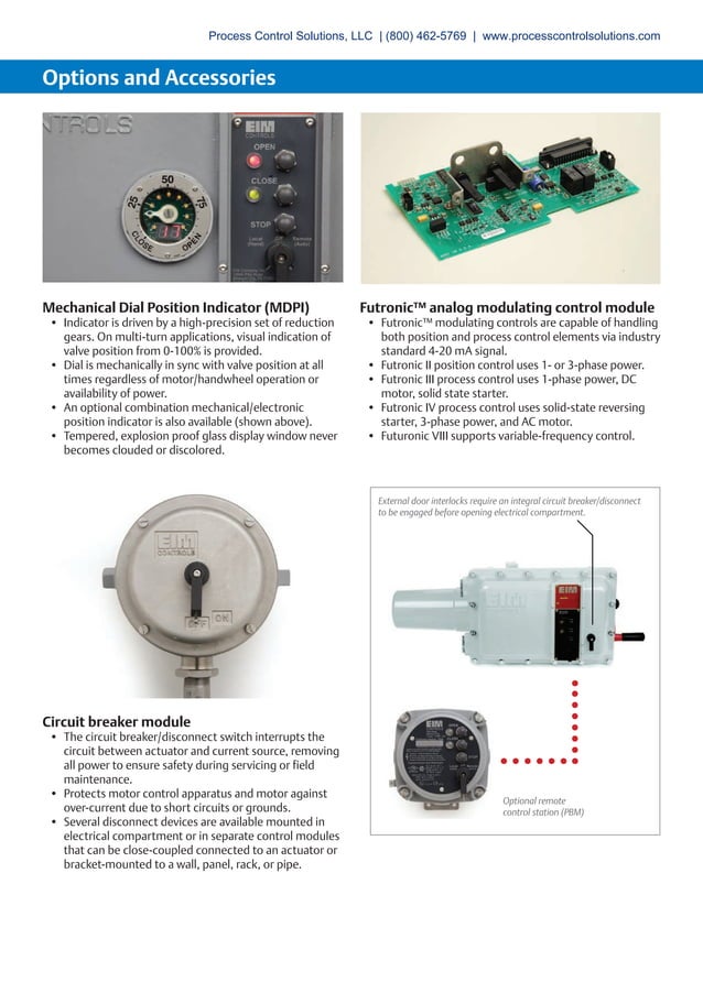 EIM M2CP Electric Actuators PDF
