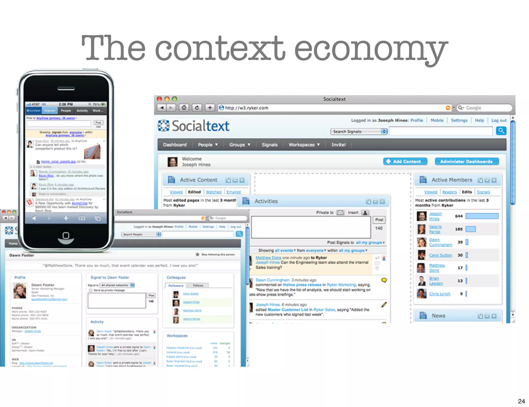 The context economy




                      24
 