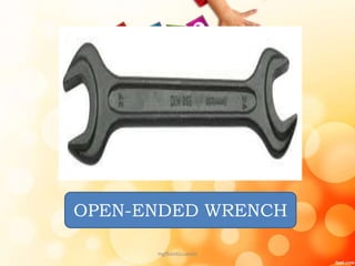 OPEN-ENDED WRENCH
mgfbanticuando
 