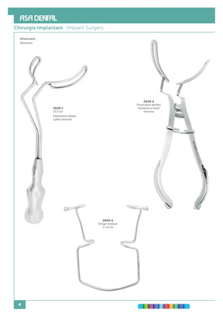 Kit 3 Divaricatori Dentali Medentra Minnesota – Strumenti In Acciaio Inox Per Chirurgia Orale E Implantologia