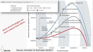 STKI’s work Copyright@2016. Do not remove source or attribution from any slide, graph or portion of graph
11
Source: Forrester AI Techradar Q12017
 