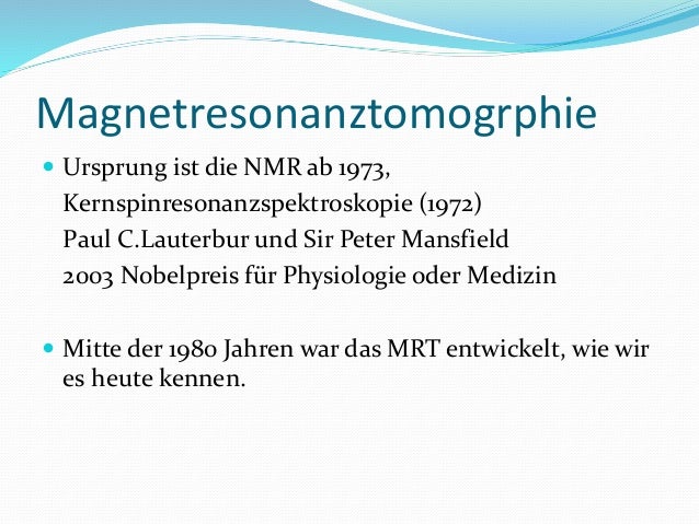 Ct Oder Mrt