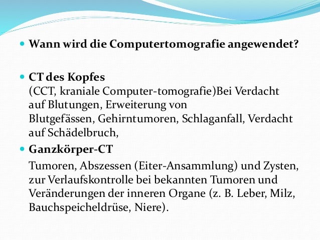 Ct Oder Mrt