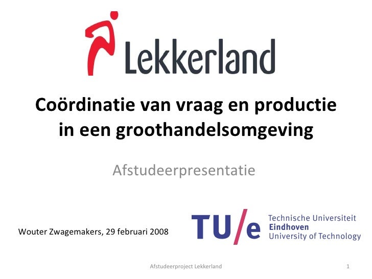 Presentation of master thesis