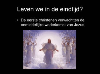 Eindtijd - Verlossingstijd