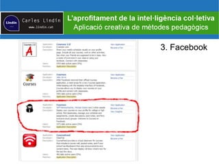 3. Facebook
Exemples docents:
 