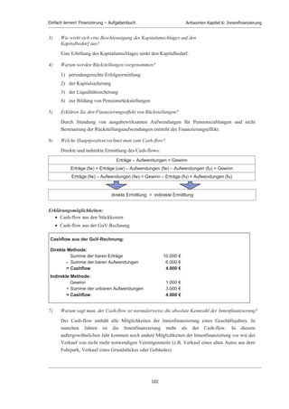Einfach lernen! Finanzierung – Aufgabenbuch              Antworten Kapitel 5: Betiligunsﬁnanzierung


                                Welche der folgenden Aktienarten ist das Pendant zur Stammaktie?

                               g) Nennwertaktie

                               h) Quotenaktie

                               i) Namensaktie

                               j) Gratisaktie

                               k) Vorzugsaktie                                                                      X
                               l) alte Aktie


                                Welche der folgenden Aktienarten ist das Pendant zur Nennwertaktie?

                               m) Stammaktie

                               n) Namensaktie                                                                       X
                               o) Vorzugsaktie

                               p) Quotenaktie

                               q) alte Aktie

                               r) Gratisaktie




                             +LZPNU `VY
                             V^U M[YL H[
Please click the advert




                             4(5 +PLZLS
                             ^^^ THUKPLZLS JVT




                                                                        100
 