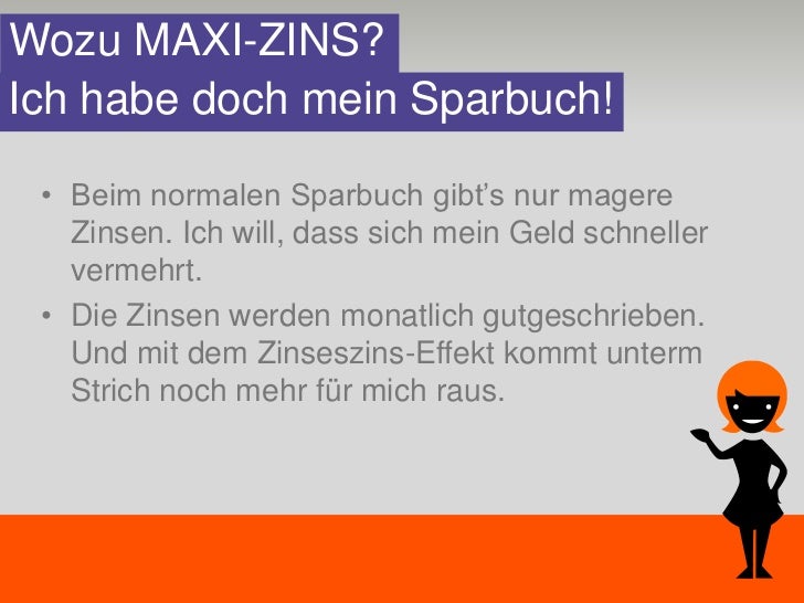 Einfachanders De Maxi Zins Monatsgeld