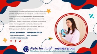 Einfach & erfolgreich in der Sprachschule Hamburg Englisch lernen!