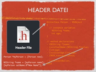 Einfürung iPhone Entwicklung