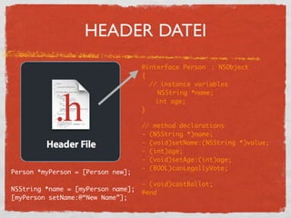 Einfürung iPhone Entwicklung