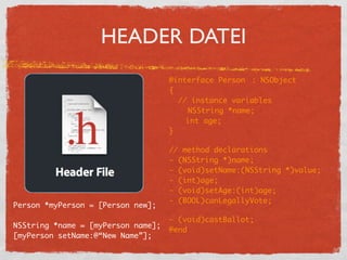 Einfürung iPhone Entwicklung