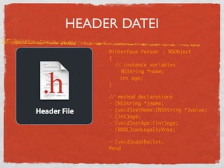 Einfürung iPhone Entwicklung