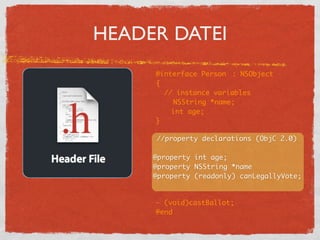 Einfürung iPhone Entwicklung