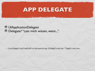 Einfürung iPhone Entwicklung