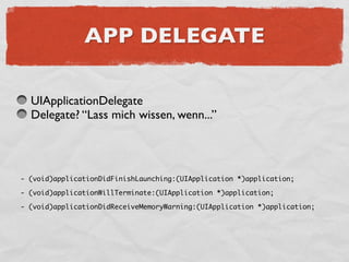 Einfürung iPhone Entwicklung