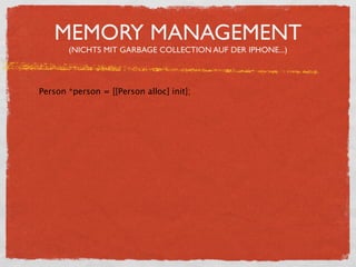 Einfürung iPhone Entwicklung