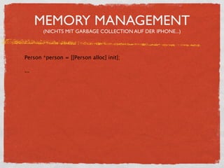 Einfürung iPhone Entwicklung