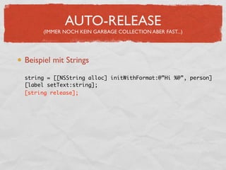 Einfürung iPhone Entwicklung