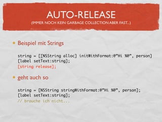 Einfürung iPhone Entwicklung