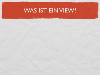 Einfürung iPhone Entwicklung