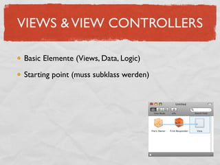 Einfürung iPhone Entwicklung
