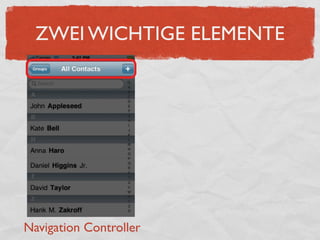 Einfürung iPhone Entwicklung