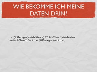 Einfürung iPhone Entwicklung