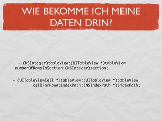 Einfürung iPhone Entwicklung