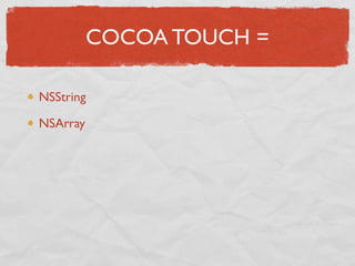 Einfürung iPhone Entwicklung