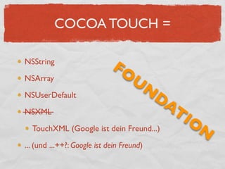 Einfürung iPhone Entwicklung