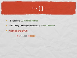 Einfürung iPhone Entwicklung