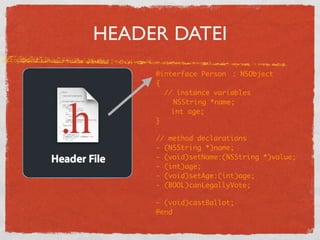 Einfürung iPhone Entwicklung