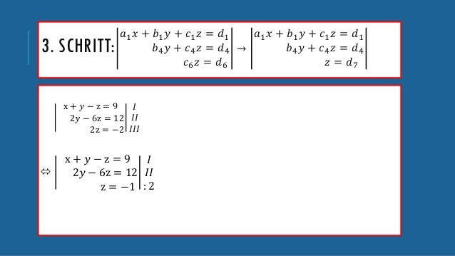 Lineare Gleichungssysteme Mit 3 Unbekannten Einführung lineare gleichungssysteme mit 3 Unbekannten