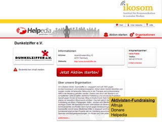 Aktivisten-Fundraising
Altruja
Donare
Helpedia

 