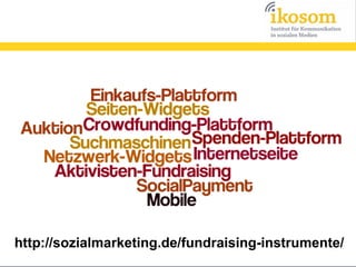 http://sozialmarketing.de/fundraising-instrumente/

 