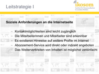 Erste Einheit
>> Internetnutzung in Deutschland
>> Instrumente des Social Web
>> Instrumente Online-Fundraising

Zweite Ei...