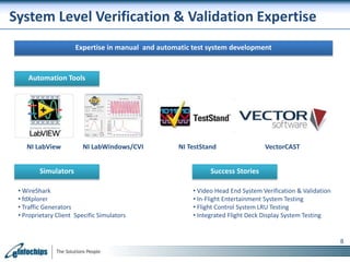eInfochips Avionics Capabilities | PDF | Computer Software and ...