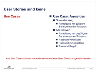 Einführung in User Stories Slide 8