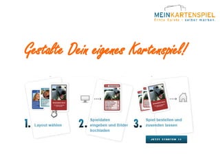 Gestalte Dein eigenes Kartenspiel! 