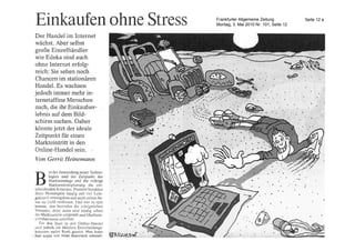 Frankfurter Allgemeine Zeitung          Seite 12 a
Montag, 3. Mai 2010 Nr. 101, Seite 12
 